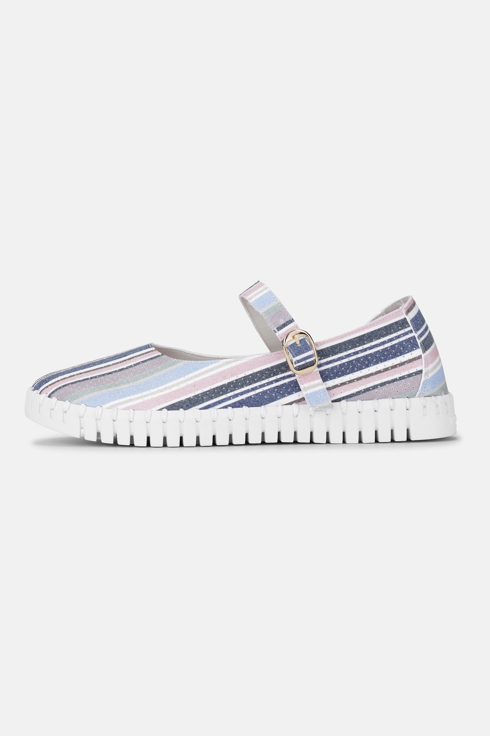 Ballerina Stripet - Lotus White